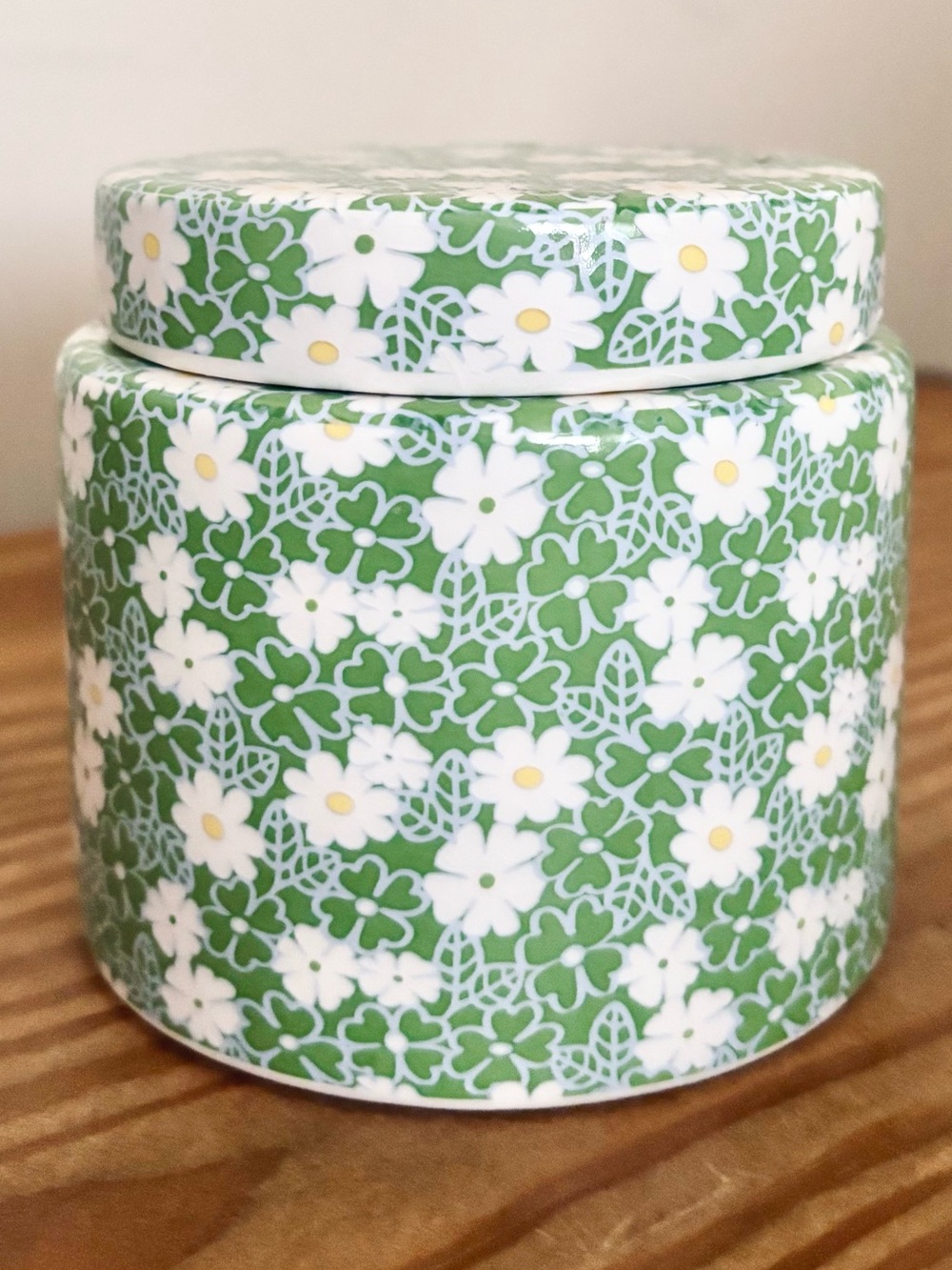 💥 Limited Edition Harry Slatkin 2011 Ceramic Daisy Jar